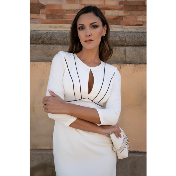 VESTIDO MIDI FIESTA 8530 DOLCEZZA - Imagen 4