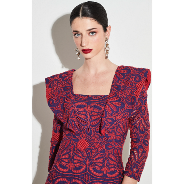 VESTIDO MIDI FIESTA VE-SORA PANAMBI - Imagen 5
