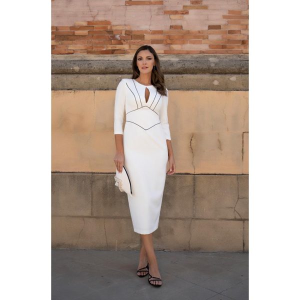 VESTIDO MIDI FIESTA 8530 DOLCEZZA