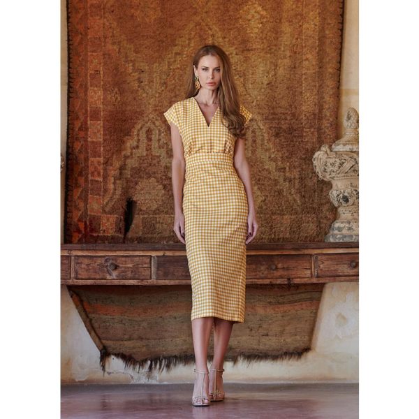 VESTIDO MIDI FIESTA T G 25522 NURIBEL