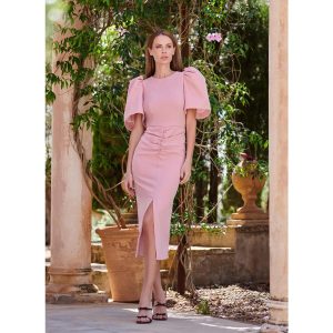 VESTIDO MIDI FIESTA T G 25535 NURIBEL