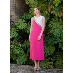 VESTIDO MIDI FIESTA T G 25578 NURIBEL