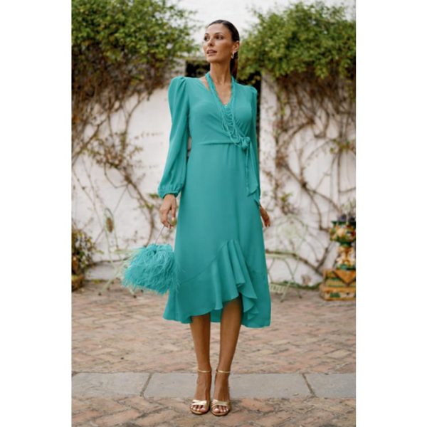 VESTIDO MIDI FIESTA T G 626-039 ICIAR&CANDELA