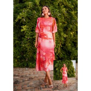 VESTIDO MIDI FIESTA T G 626-044 ICIAR&CANDELA