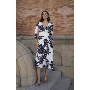 VESTIDO MIDI FIESTA TG 8518 DOLCEZZA