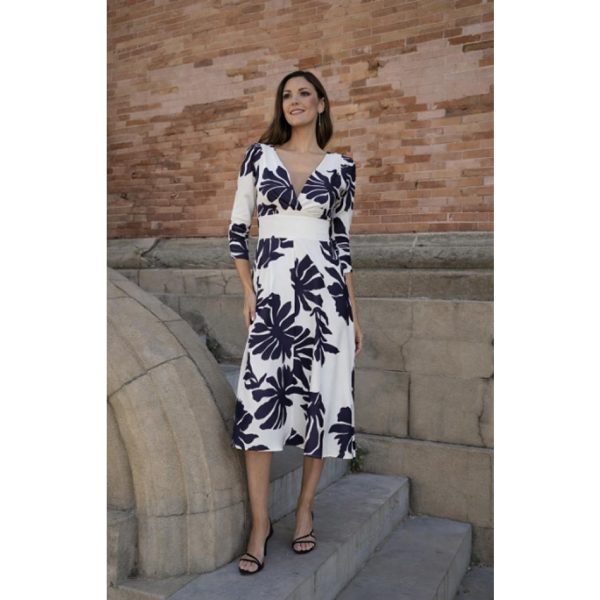 VESTIDO MIDI FIESTA TG 8518 DOLCEZZA