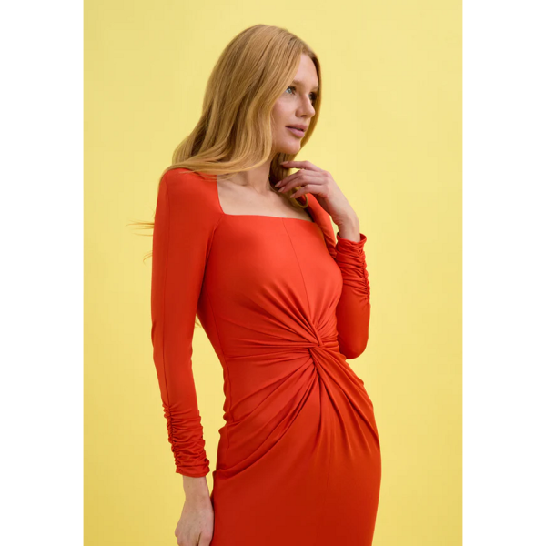 VESTIDOS MIDI LYRA-CORAL VICTORIA - Imagen 3