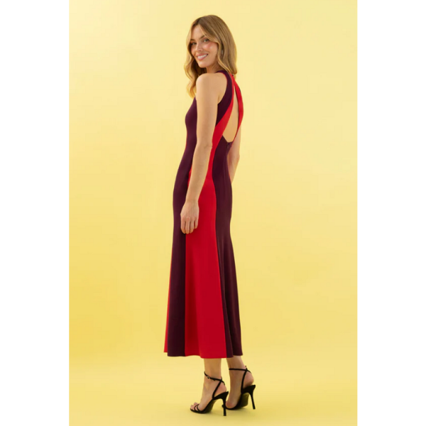 VESTIDO MIDI FIESTA SPICA-ROJO VICTORIA - Imagen 2