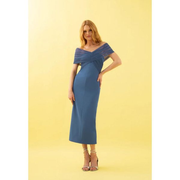 VESTIDO MIDI FIESTA SIRIUS-AZUL VICTORIA