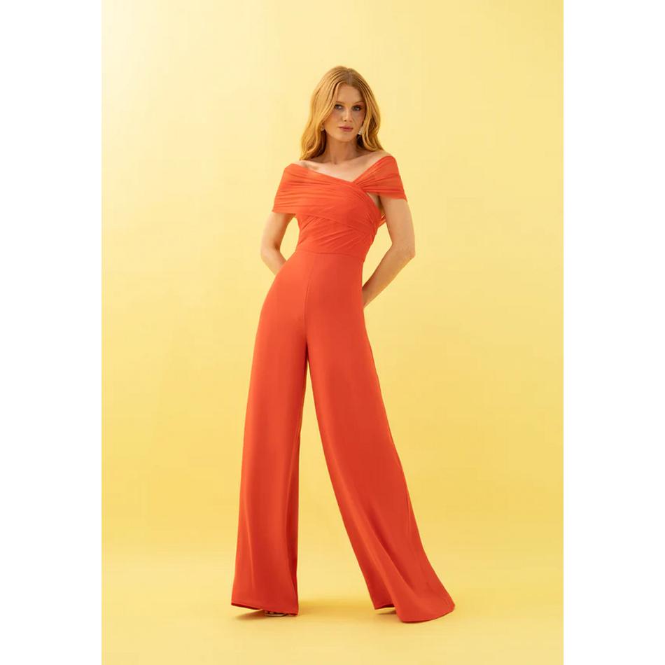 VESTIDOS FIESTA ALMACH-NARANJA VICTORIA