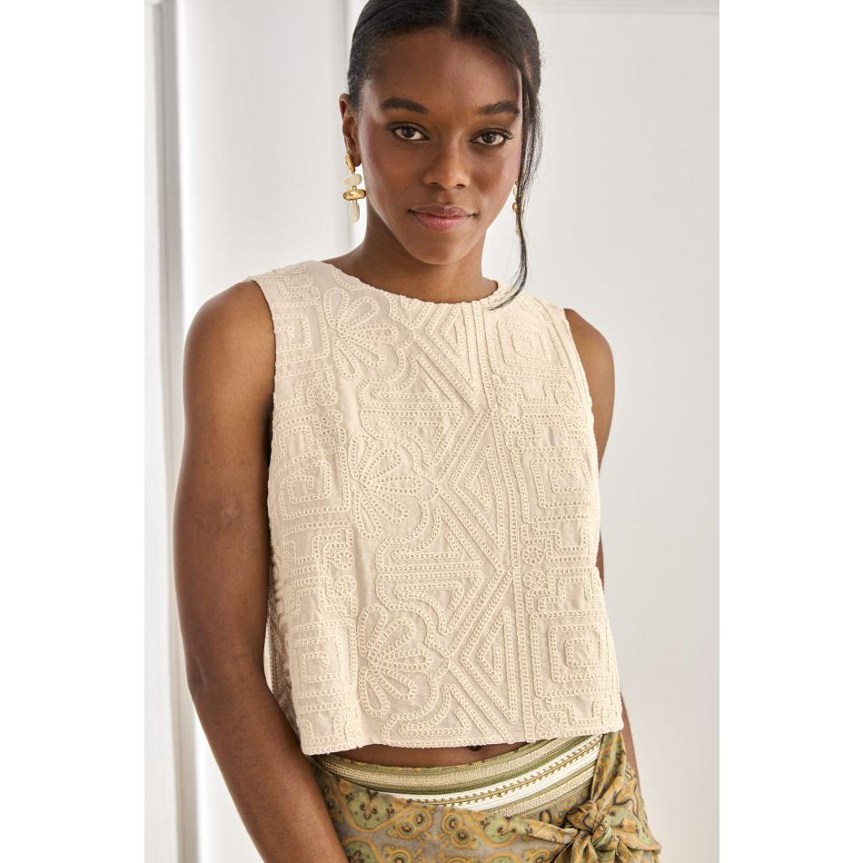 TOP BORDADO SAFO NEKANE