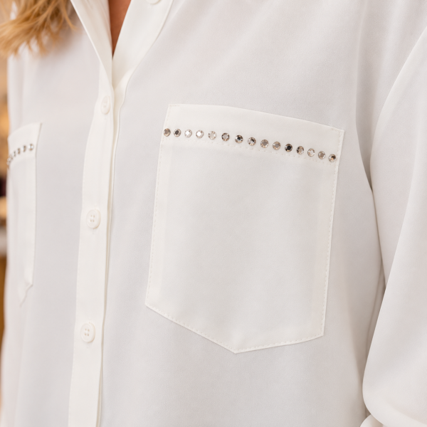 Blusa Talla Grande Mujer BS19002 Chareli - Imagen 3