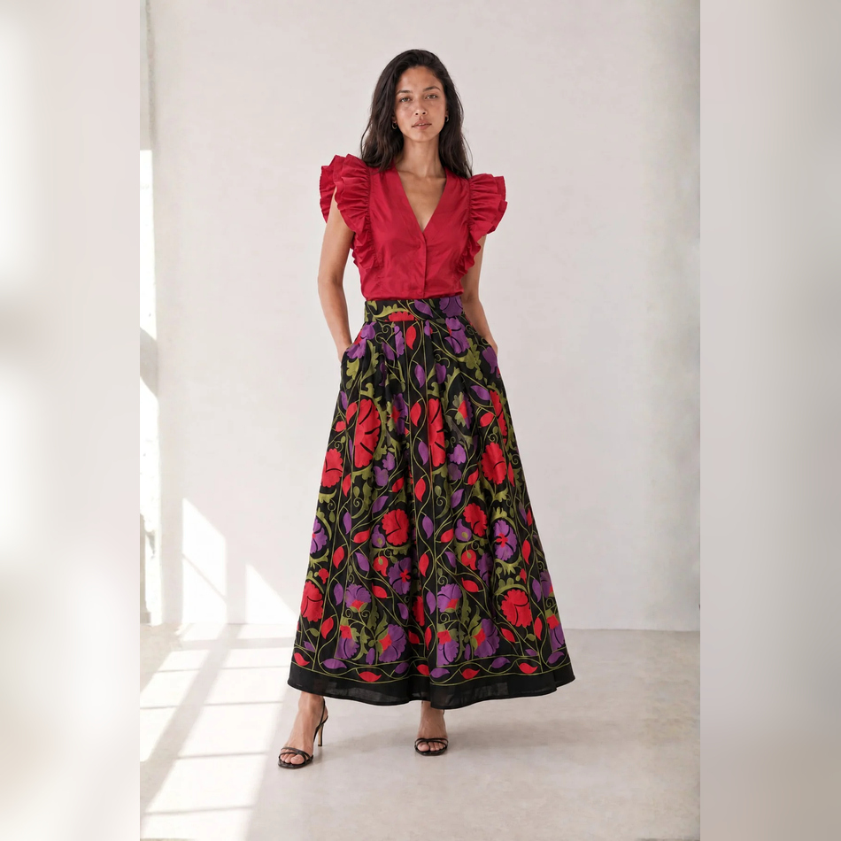 FALDA ESTAMPADO FLORES FA-SEIL PANAMBI