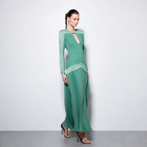 Vestido Midi de Invitada Verde Seurat Victoria