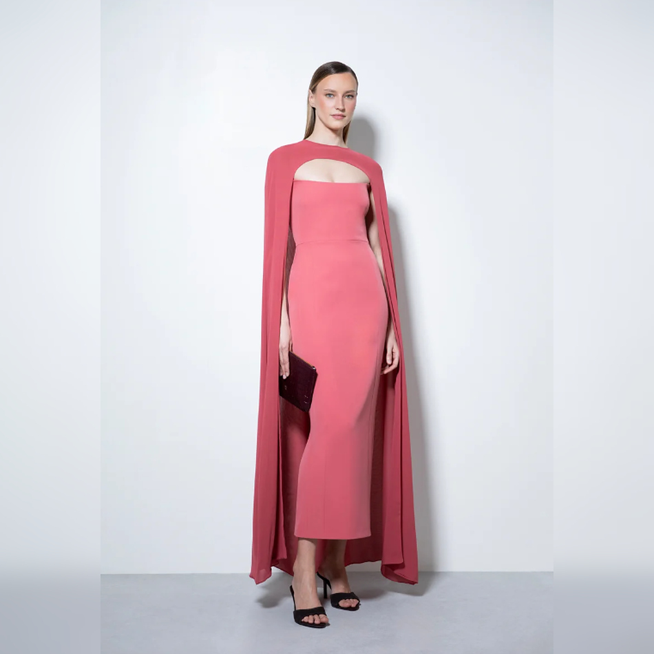 Vestido Midi de Invitada Rosa Velázquez Victoria