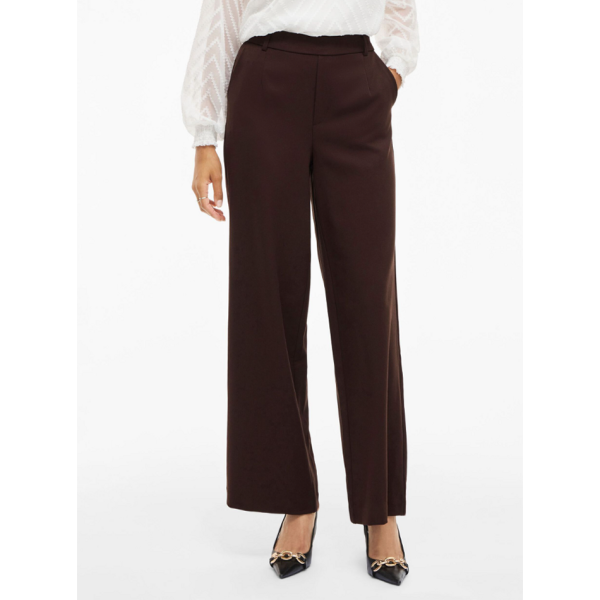 Pantalón Ancho Marrón VILA Mujer - Imagen 2