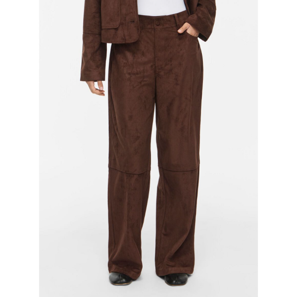 Pantalón Ancho de Antelina Marrón VILA - Imagen 2