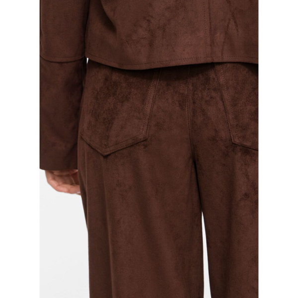Pantalón Ancho de Antelina Marrón VILA - Imagen 3