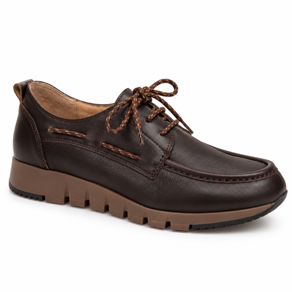 Zapato Casual Marrón Chocolate Lince 61207
