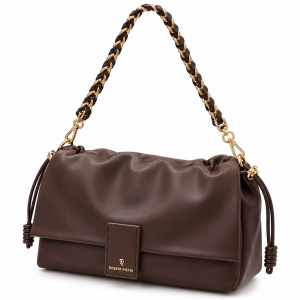 Bolso Robert Pietri 8105 en Burdeos y Marrón Chocolate