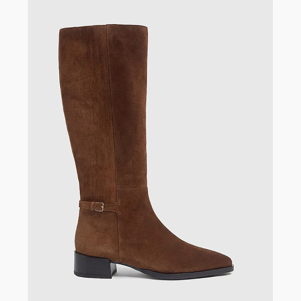 Bota Alta de Serraje Tabaco Diana Dansi 8712A