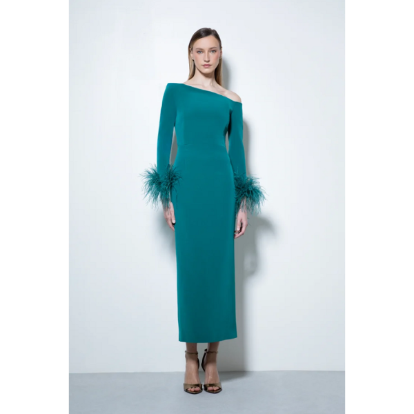 Vestido Midi Verde Goya Victoria